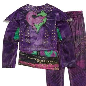 Disney Girl's Size 7-8 Descendants Mal Costume